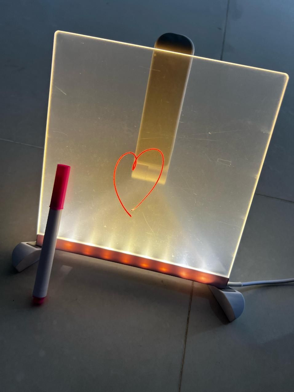 GLOW-UP MESSAGE BOARD! 💡 3D LED Crystal Writing Pad