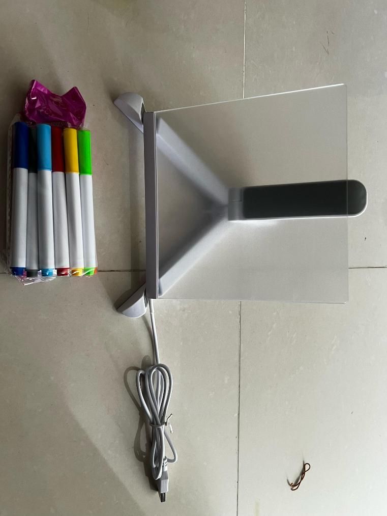 GLOW-UP MESSAGE BOARD! 💡 3D LED Crystal Writing Pad