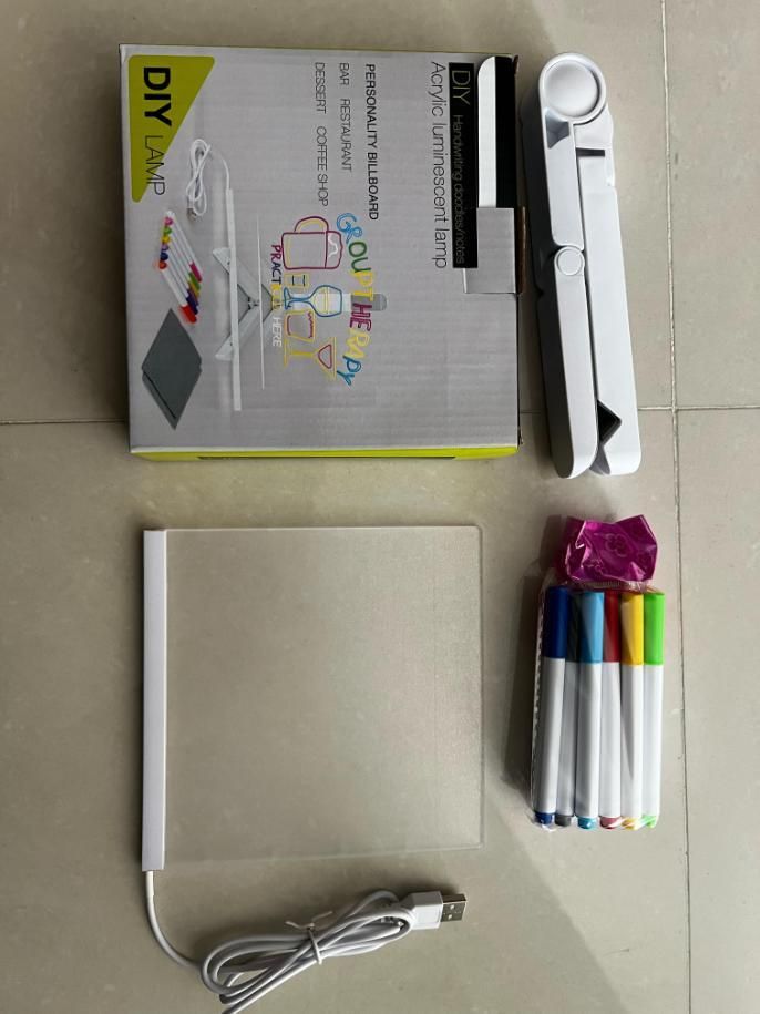 GLOW-UP MESSAGE BOARD! 💡 3D LED Crystal Writing Pad