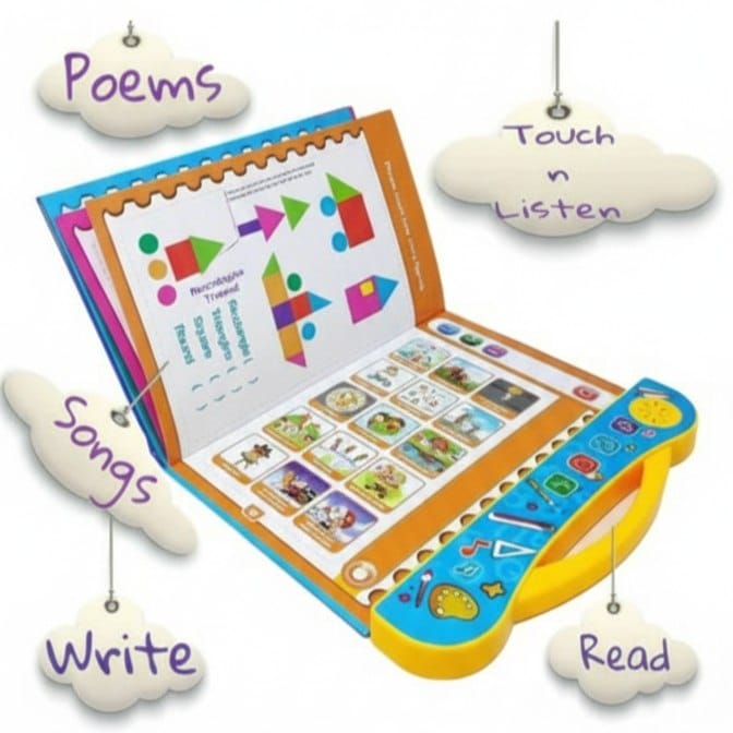 Toddler Talking Book: All-in-One Fun! ✨(For ages 1-7 years old)
