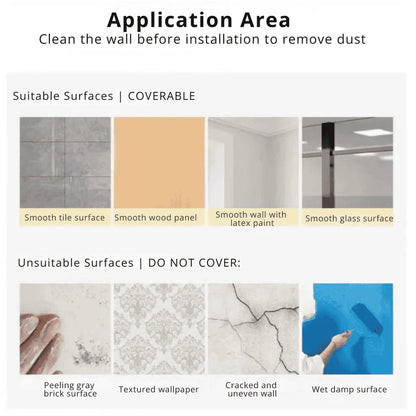 Self- Adhesive Transparent Electrostatic Wall Protection Film Buy 1 Get 1 Free