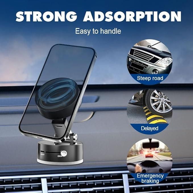 Powerful Magnetic Car Mobile Holder with Suction