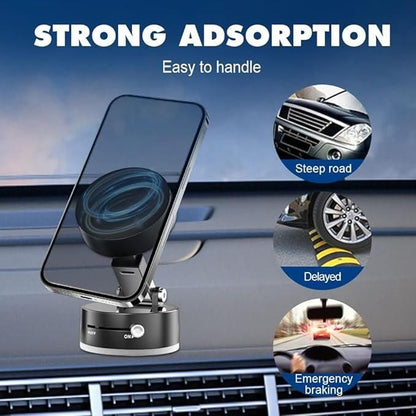 Powerful Magnetic Car Mobile Holder with Suction