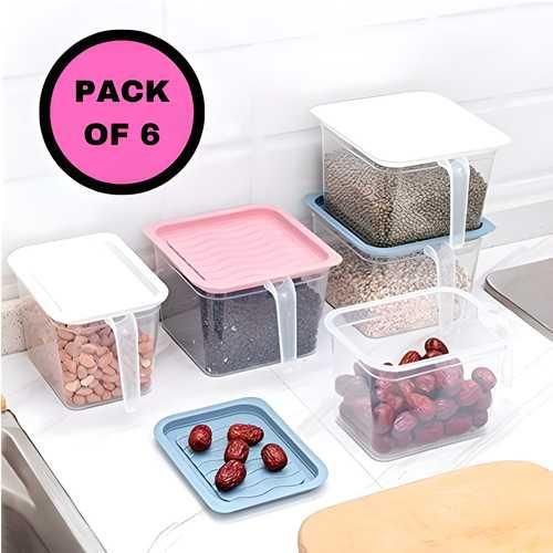 Unbreakable Kitchen Storage  Basket  (Pack of 6)