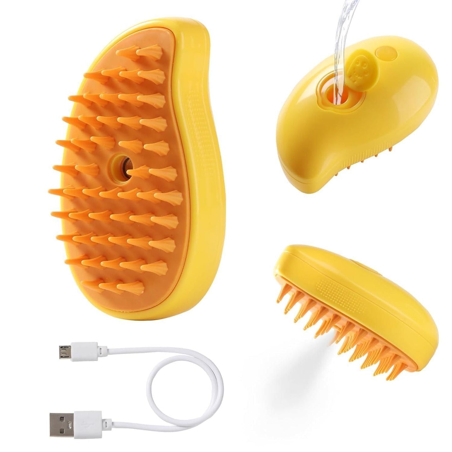 Steamy 3-in-1 Pet Hair Brush