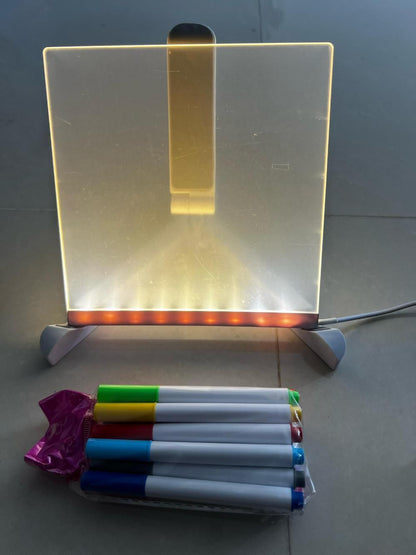 GLOW-UP MESSAGE BOARD! 💡 3D LED Crystal Writing Pad