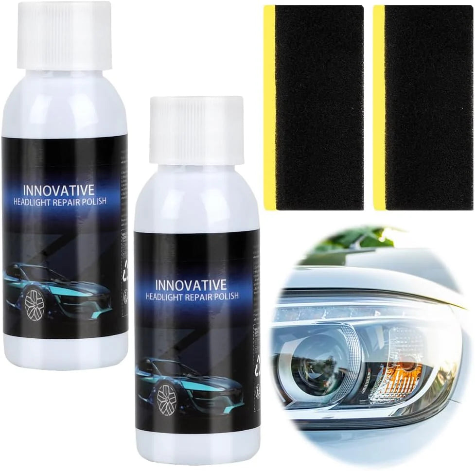 Car Headlight Repair Fluid, Scratch Remover (Buy 1 Get 1 Free)