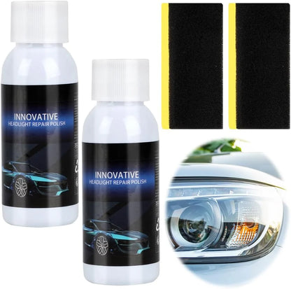 Car Headlight Repair Fluid, Scratch Remover (Buy 1 Get 1 Free)