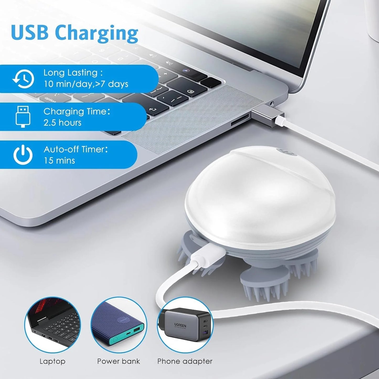 Electric Head Massager | Relieve Stress & Pain