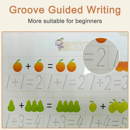 Sank Magic Practice Copybook For Kids (4 Book + 1 Pen + 10 Refill)